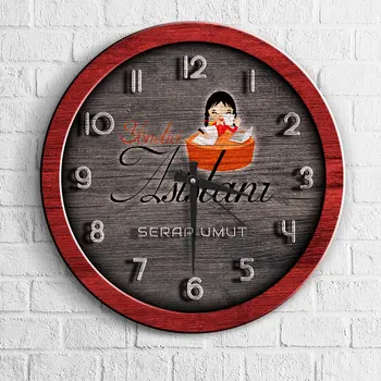

Personalized Professional Executive Assistant Wood Wall Clock-1