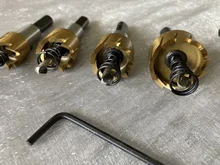 Krachtige-Juego de Brocas HSS, 5 uds., aleación de Metal, acero inoxidable, 16, 18,5, 20, 25 y 30mm