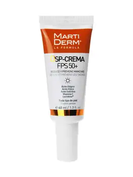 

Martiderm dsp cleansing cream fps + 50 40 ml. Reduces and prevents sunspots