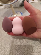 Puff cosmético en polvo para mujer, base de maquillaje esponja, belleza para maquillaje, herramientas y accesorios, forma de gota de agua, 1 ud.