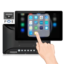 10 inç duvar montaj PoE Android Tablet pc (köklü, açık kaynak, evrensel adb sürücü, RK3288, 2GB-16GB, seri port, USB, wifi)