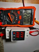 Over-Current-Protection Over-Under-Voltage-Relay Din Rail 63A Surge Adjustable Digital