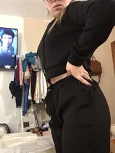 Conjunto de 2 piezas formado por chándal Sudadera con capucha y pantalón de chándal, moda de invierno, 2020