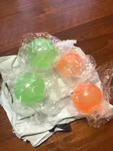 Bolas luminosas de alto rebote para niños, Bola de estrés brillante de 4,5 cm, decoración de fiesta en casa, juguete de ansiedad que brilla en la oscuridad