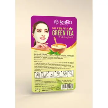 

Alginate mask asiakiss green tea with green tea 25g.