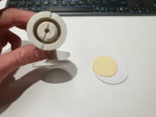 Tope de puerta de silicona silenciosa sin perforación, tapón de absorción de pared para inodoro, soporte de puerta antigolpes, tope de puerta de engranaje de resistencia