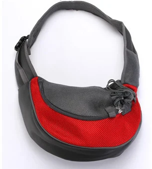 Red Переноска для домашних животных, кошек, щенков, маленьких животных, собак, переноска, передняя сетка, дорожная сумка, сумка на плечо, рюкзак, аксессуары для собак - Цвет: Red