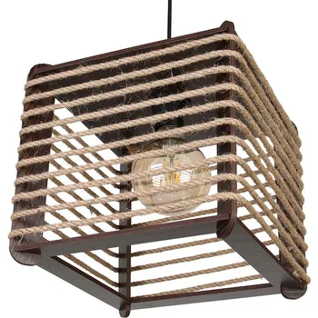 

Square Design Rope Decorative Rustic Wood Chandelier 2020 2021 Home Decor