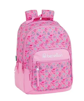 

BACKPACK BENETTON DOUBLE ADAPTABLE CART BUTTERFLIES 32X42X16 612053560