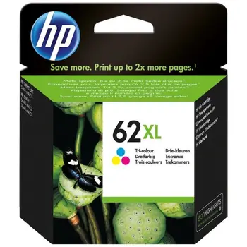 

Original ink cartridge HP 62XL high capacity tricolour C2P07AE