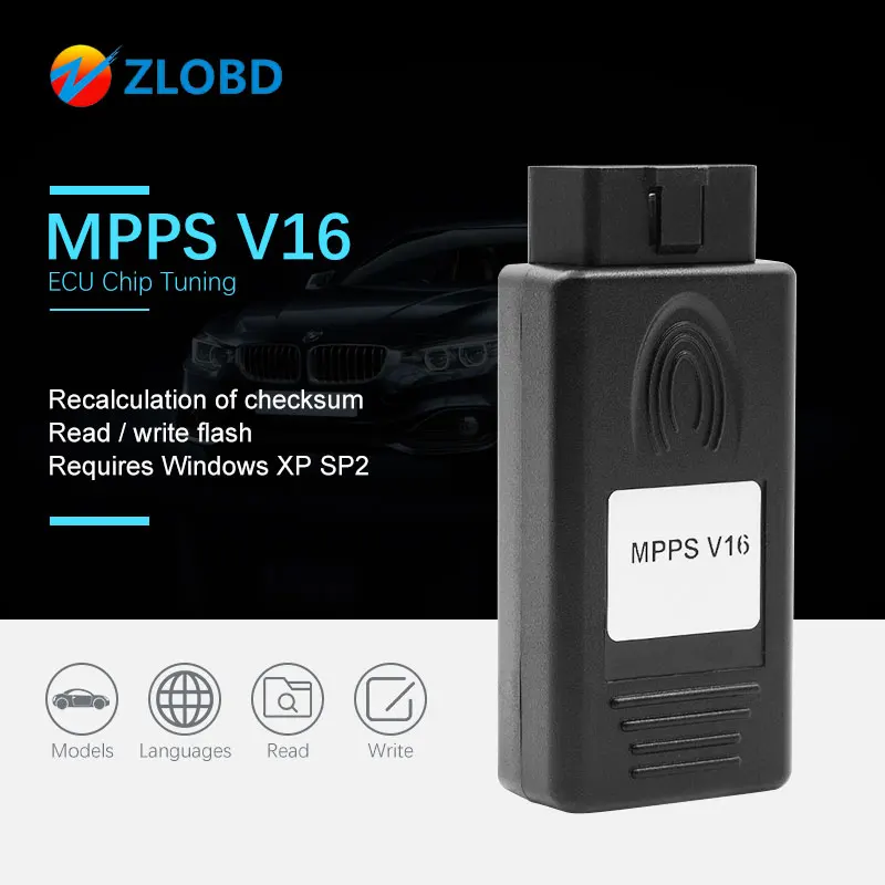 Interface MPPS V3.0 PRO + Logiciel MPPS V16 Flash TUNING - ECUSAFE EGR  REMOVER