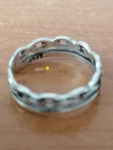 Anillos abiertos con cara feliz sonriente para mujer, anillos abiertos ajustables apilables de enlace, joyería trenzada, Color plateado antiguo Punk, A835