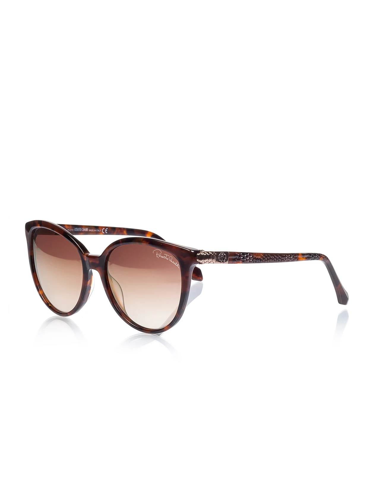 

Women's sunglasses rc 986 52g bone Brown organic butterfly cat eye 56-17-140 roberto cavalli