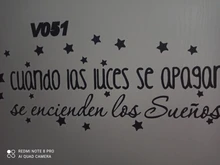 Vinyl Decal Sticker Wallpaper Mural Bedroom Decoration Living-Room Spanish Sentences