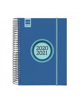 

Spiral AGENDA course ESPIR LABEL E10 1DP 20-21 blue COB.+