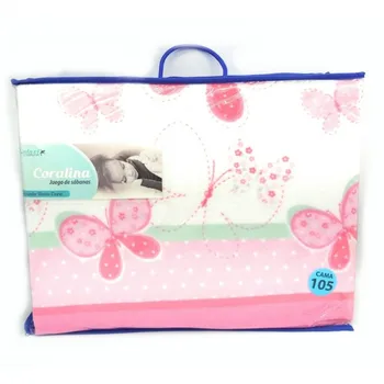 

Sheet Set Coral Winter Butterflies Pink 105x190/200 cm