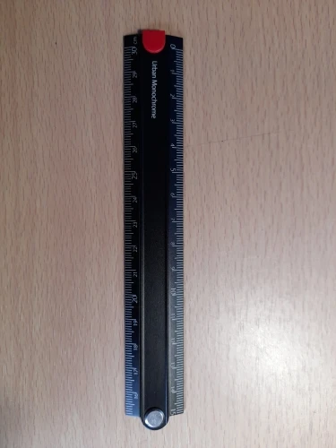 90 degree Aluminum Alloy Metal Foldable Ruler 15cm-30cm Folding Simple  Design Stationery Urban Monochrome WSG-CLUW30