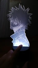 Led-Light 3d-Lamp Bedroom Decor Gift Manga Acrylic Academia Cool Dabi Anime Colorful