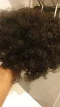 Afro corto Puff peluca brasileña corte Pixie pelucas Remy pelo Pelo Real pelucas de cabello humano para las mujeres de Color Natural Yepei pelo
