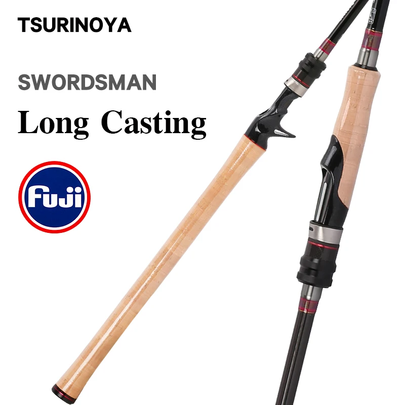 TSURINOYA для рыбалки стержень мечника 872MH 2 65 m 165g спиннинг литья FUJI аксессуары