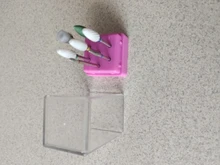 Juego de brocas de cerámica de diamante para uñas, máquina de manicura, accesorios de uñas, limas eléctricas para uñas, 7 Uds.