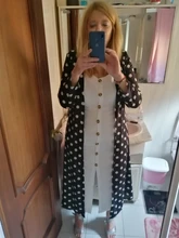 Blusa holgada de Chifón con estampado Floral para otoño, Camisa larga con estampado Floral para mujer