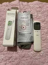 Termómetro infrarrojo Digital para la frente, herramienta de medida de la fiebre sin contacto para bebés y adultos