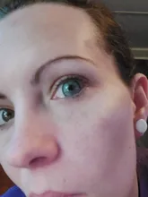 2 uds. De lentillas de colores, 1 par de lentillas de colores, ojos brillantes, 3 tonos, azul, rojo, Cosplay, Anime