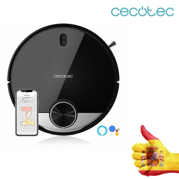 

CONGA 3290 TITANIUM Robot aspirador con mapeo láser control por voz app Alexa y Google Assistant