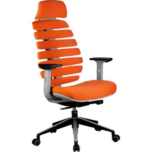 

Armchair Riva chair RCH shark gray plastic, orange fabric (26-29)