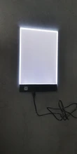 Tablero de copia de dibujo Led regulable de 3 niveles para bebés, juguetes educativos de tamaño de pintura A5, creatividad para niños