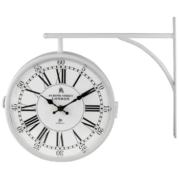 

WALL CLOCK FLAG CM 24 BOND STREET WHITE