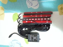 Tira de luces LED RGB con control remoto por voz para coche, diseño Interior, decorativa, Ambiental dinámico