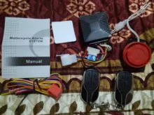 Sistema de alarma Universal para motocicleta, 12V, sistema de alarma de seguridad antirrobo para patinete, dos uds, llave de Control remoto