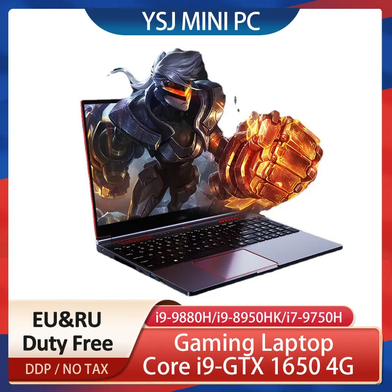 15 6-дюймовый игровой ноутбук Intel Core i9-8950Hk GTX 16 1 4G Ultrabook Win10/11 2 * DDR4 MAX 64 Гб RAM M.2 SSD |