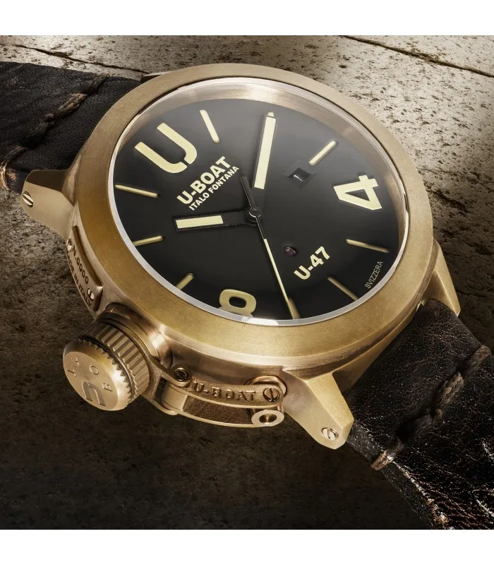 U-BOAT классические часы U-47 бронза 47 мм 7797