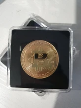 Coin Case Square Acrylic Doge Eth Cryptocurrency 40mm Metal with XRP