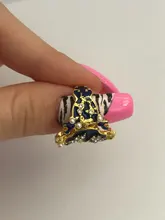 Anillo de flores esmaltado en azul y tinta chapada en oro Vintage, anillos de Signet grabados de diseño Simple para hombre, joyería gótica Punk para fiesta