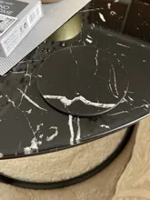 Marble Coaster Cup-Mat Table-Pad-Holder Clean-Placemats Coffee Round Drink 6PCS To Easy