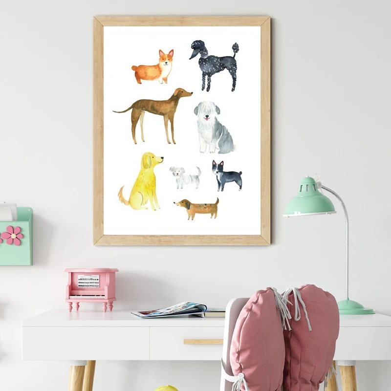 Dogs Wall Art Print