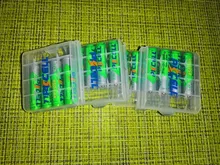 Rechargeable-Battery Batteries Case-Holder Pkcell Aaa Self-Discharge 850mah Ni-Mh 