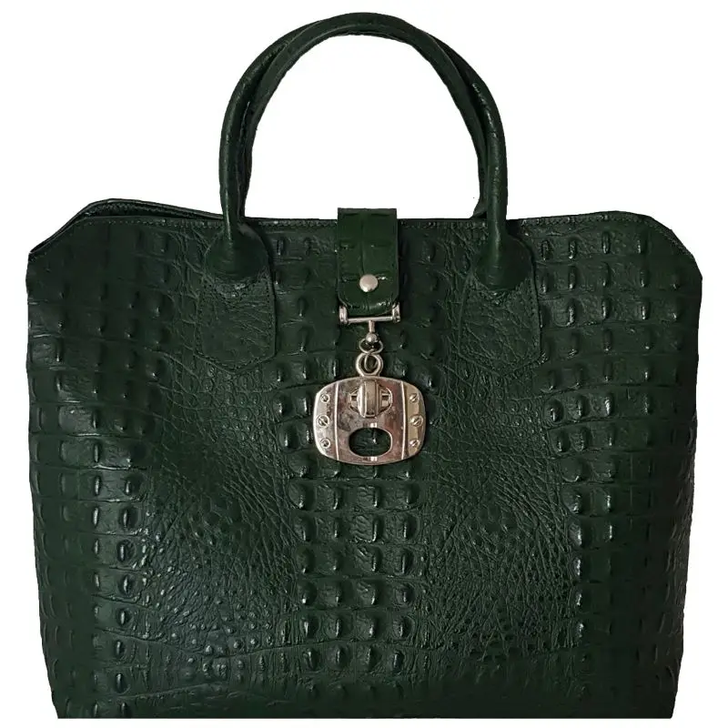 Женская кожаная итальянская сумка Bottega carile BC127 G - Цвет: BC127 G