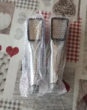 ZhangJi-Cabezal de ducha con 300 agujeros, gran oferta, ahorro de agua, boquilla de Pulverizador de alta presión de lluvia, ABS cromado, accesorios de baño