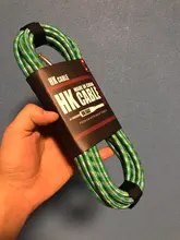 Random Color Electric Guitar Cable Wire Cord 3M 5M 10M No Noise Shielded Bass Cable For