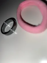 Anillos planos de hematita, joyería de calidad AAA, 6 mm de ancho, 1 unidad, HR1002