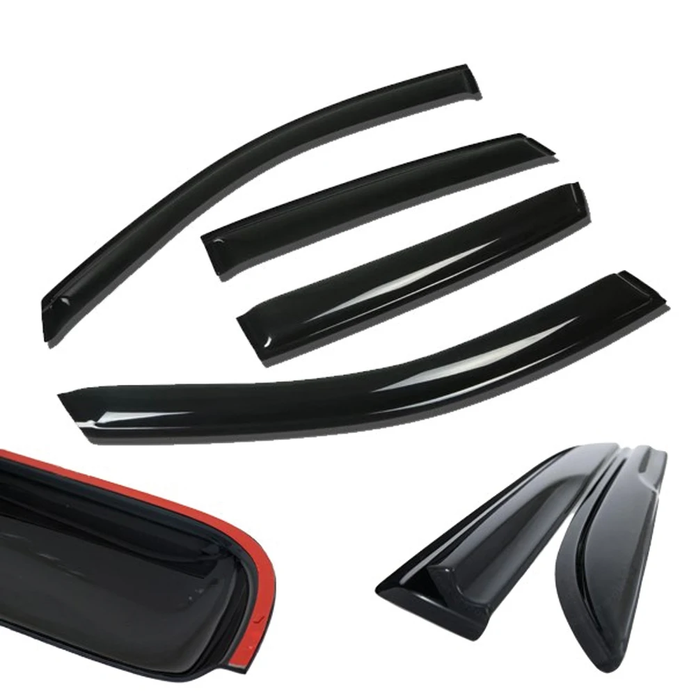 For Opel Corsa B 1994-00 Side Window Wind Visors Sun Rain Guard Vent  Deflectors