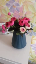 Plastic Vase Ornaments Decoration Origami Living-Room Morandi Modern 