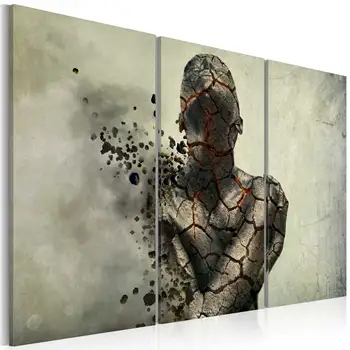 

Table-The man of stone-triptych-60x40