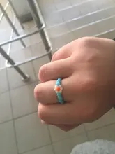 AOMU 2020 Bobemia anillos verano colorido anillo de cuentas para las mujeres los niños joyas BOHO Beach moda anillos ajustable