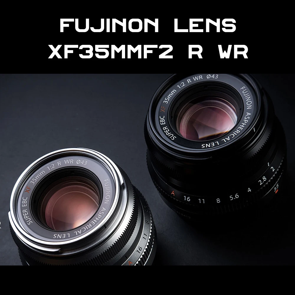 Объектив FujiFilm FUJINON XF35mmF2 R WR XF сменный объектив (черный)|Объективы для